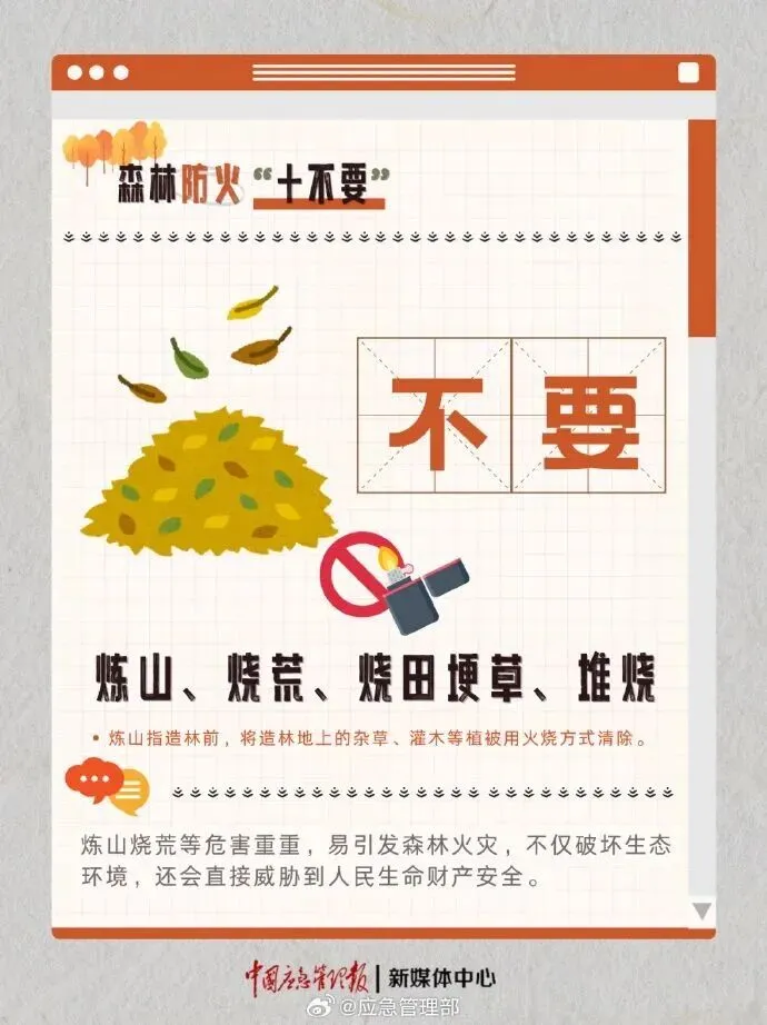 石竹山景区:“森林防火安全指南”请查收