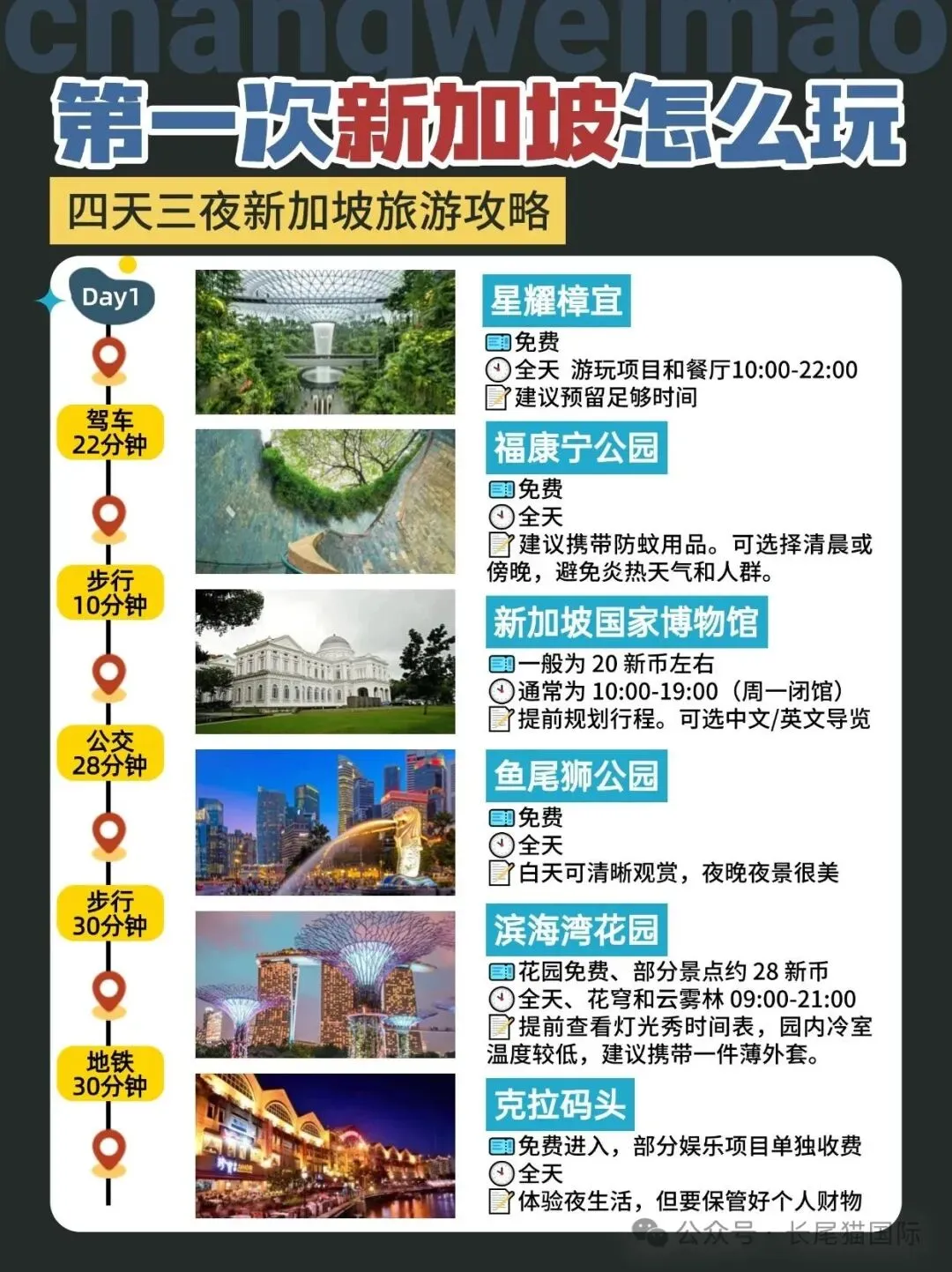 新加坡 | 旅游攻略:超详细!“狮城”四日游完美行程规划,全程不踩雷