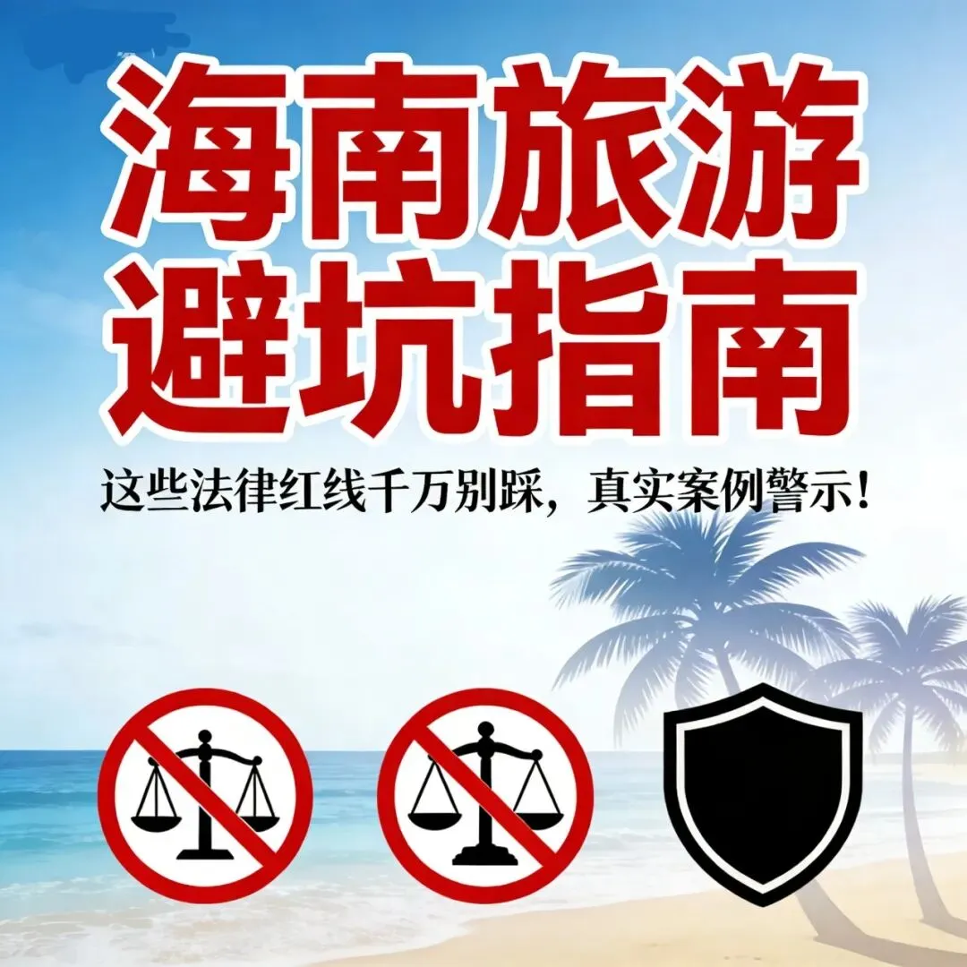 海南旅游避坑指南:这些法律红线千万别踩,真实案例警示!