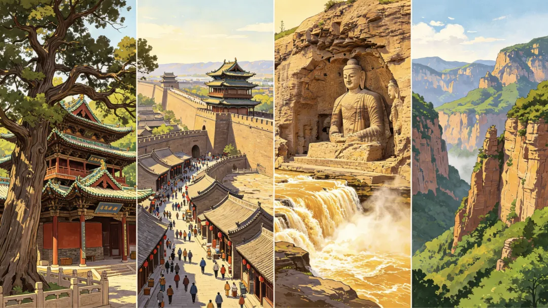 收藏!山西一站式游玩攻略,3-7天行程规划+打卡指南