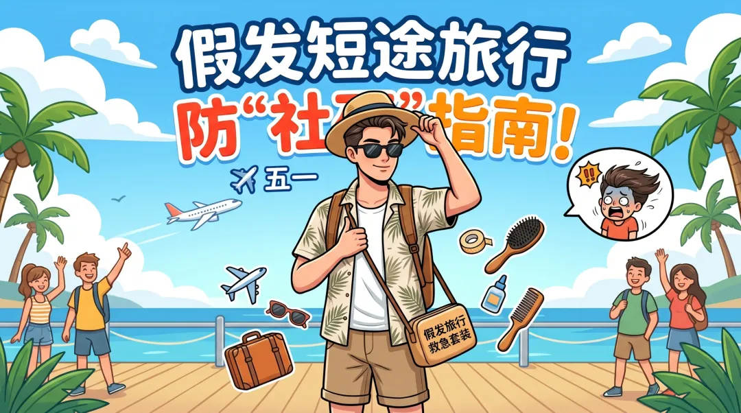五一出游防“社死”指南!发友必看的假发短途旅行应急攻略