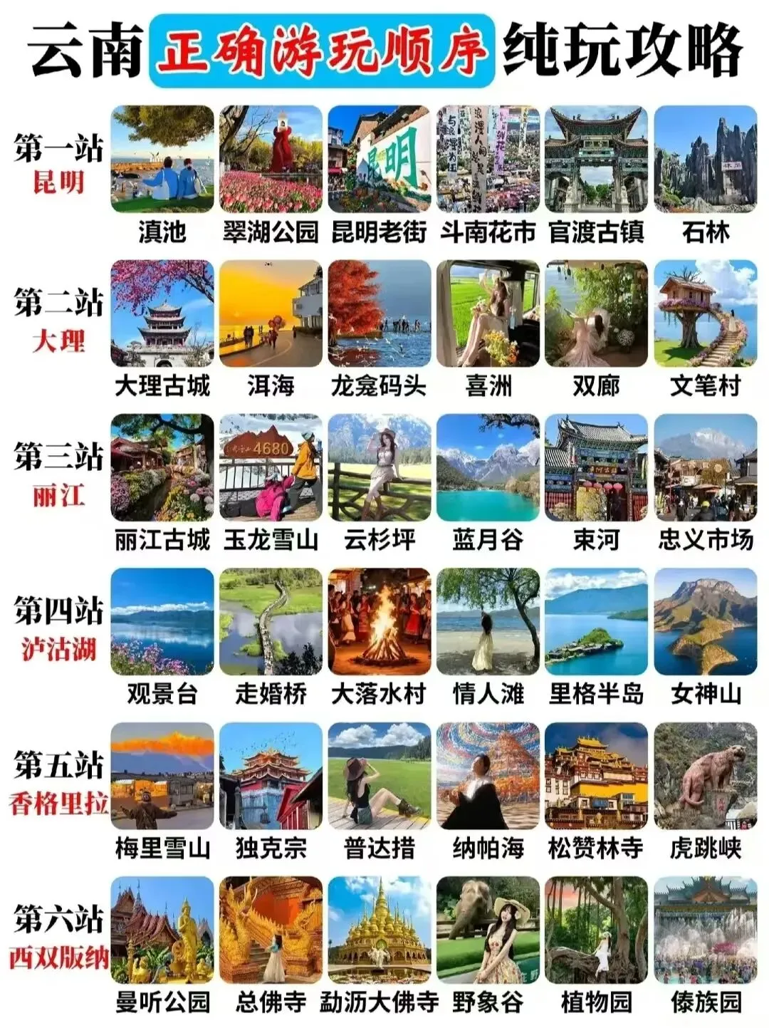 云南必玩景点攻略!!!