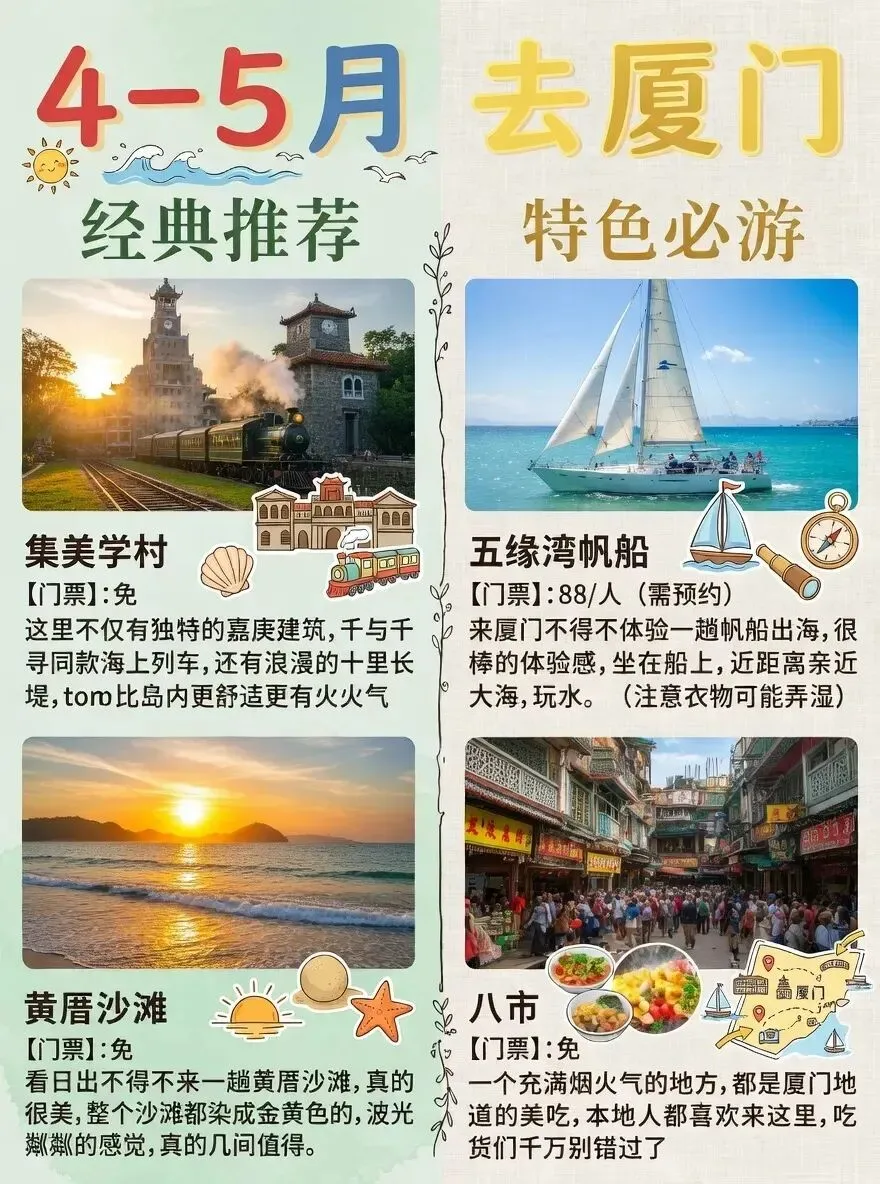 厦门旅游别踩坑!3天2夜攻略