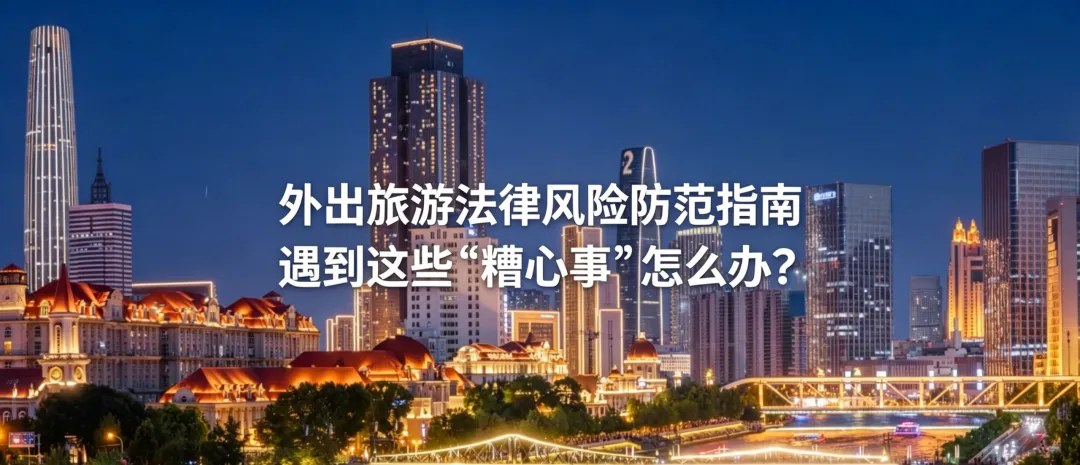 外出旅游法律风险防范指南-- 遇到这些“糟心事”怎么办?