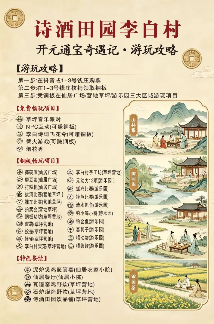 安陆李白村,五一游玩全攻略来啦!!