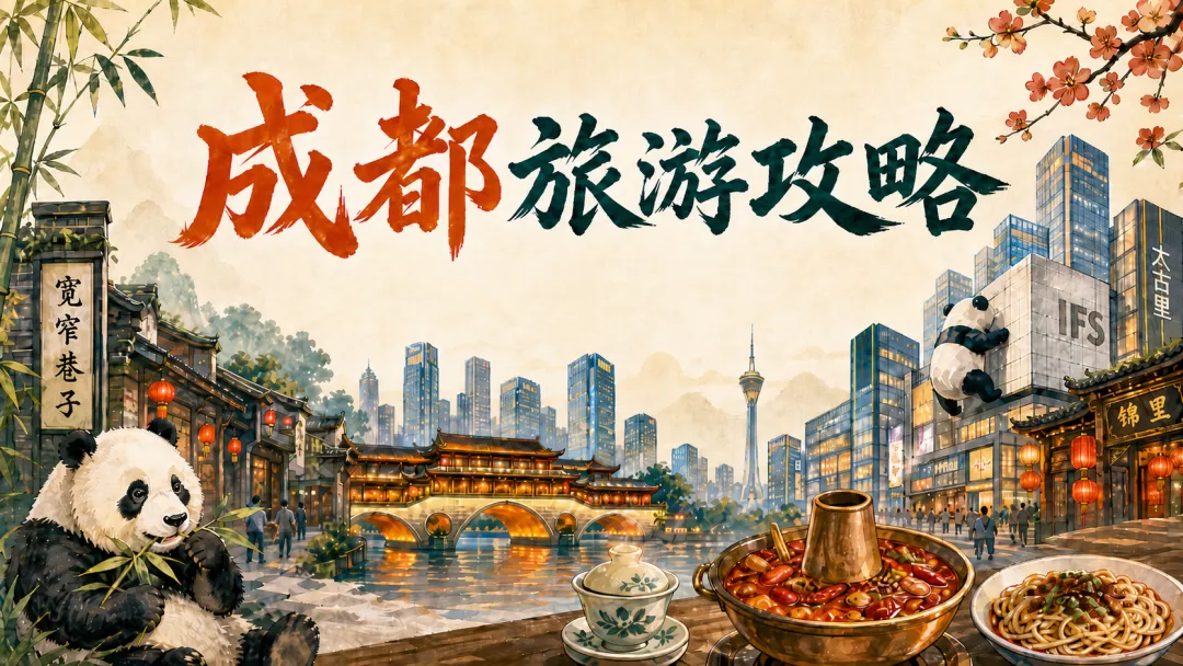 成都旅游攻略丨第一次去成都,照着玩基本不出错|2—3天轻松版