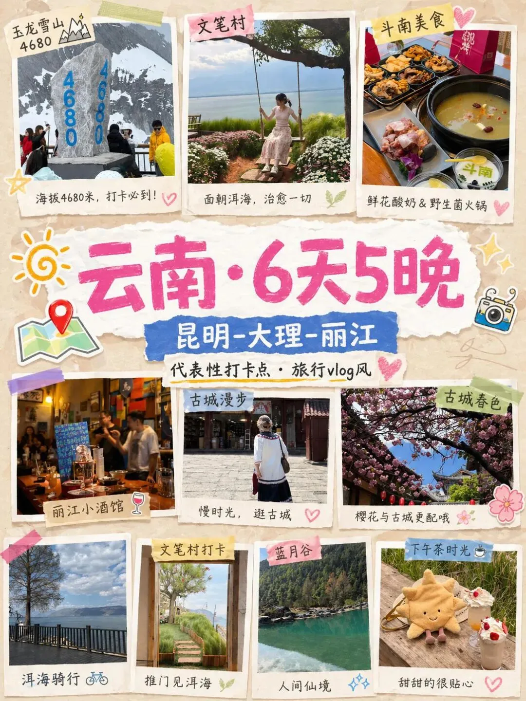 谁懂啊!云南旅游六天五晚晚保姆级攻略来啦