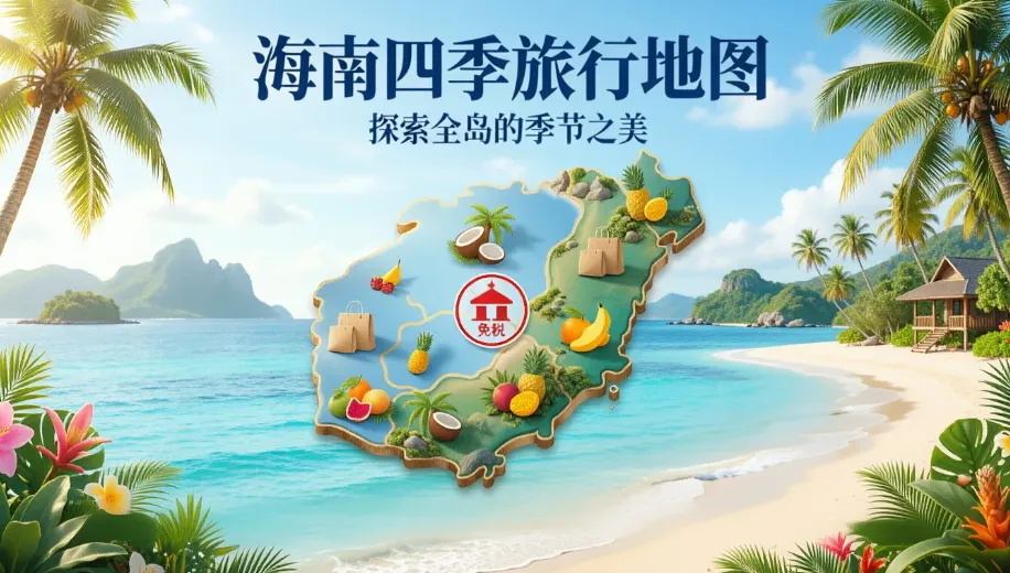 海南季节旅行地图|12篇攻略,告诉你每个月去海南怎么玩