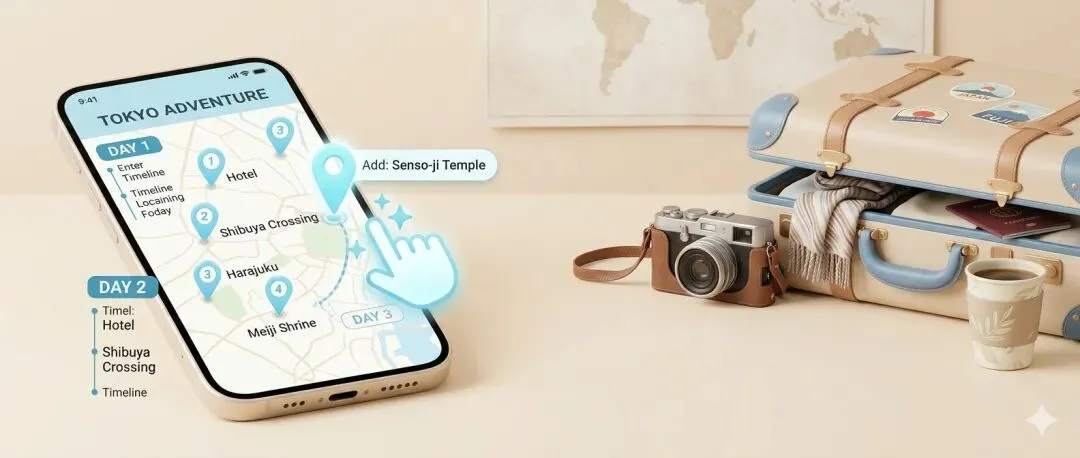 做旅行攻略做到崩溃?AI 一键生成行程+预算