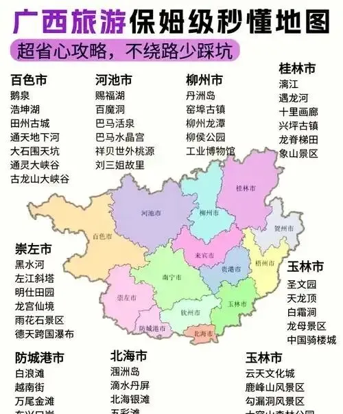 国家批复广西七城市分工新规划桂林旅游文化成经济新引擎