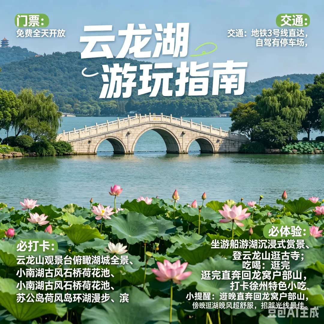 G30连霍高速旅行全攻略|徐州篇一徐州云龙湖