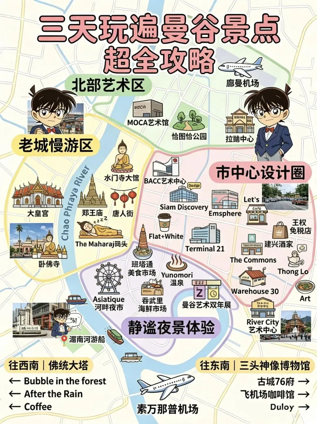 【泰国曼谷】!3天2夜懒人纯景点旅行攻略!