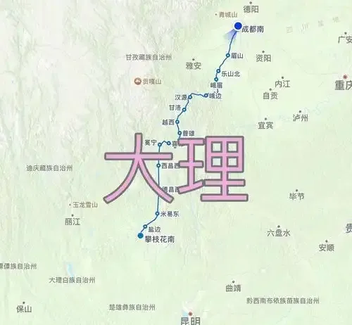 振奋新程!大理市域环高铁规划落实,旅游交通双腾飞!