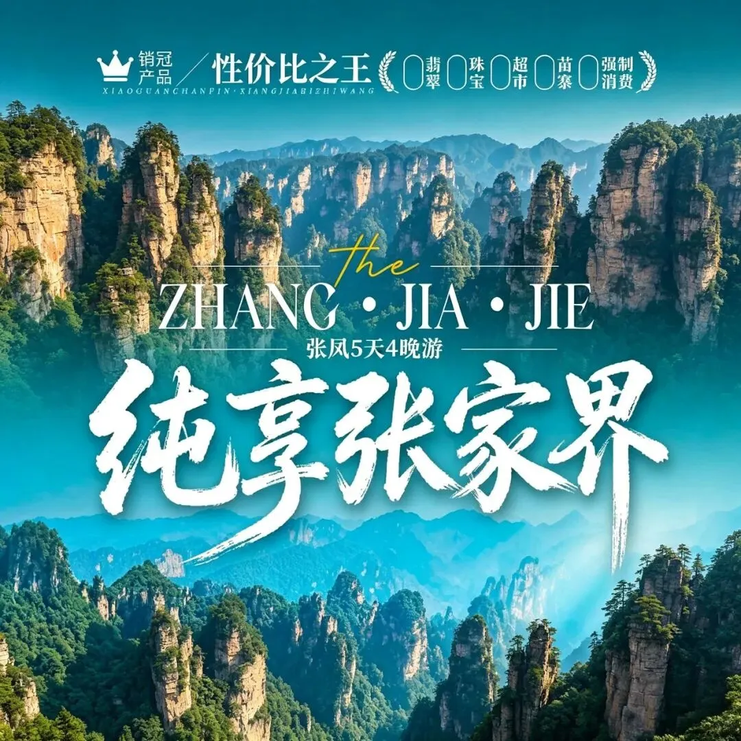 广州去张家界旅游选哪家旅行社好?2026 广州出发张家界无购物高铁 5 天