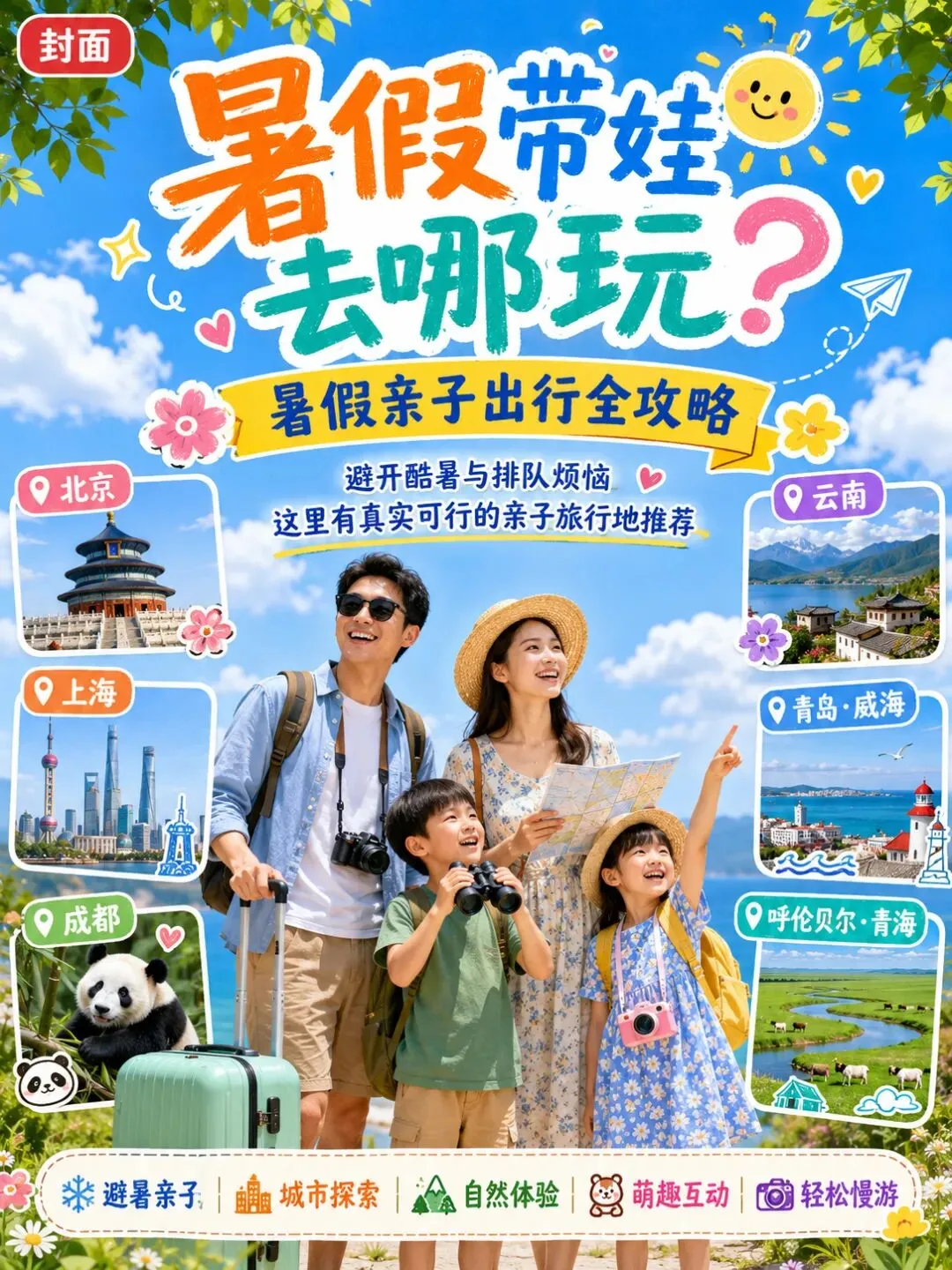 带娃旅行不崩溃攻略!轻松安排暑假行程