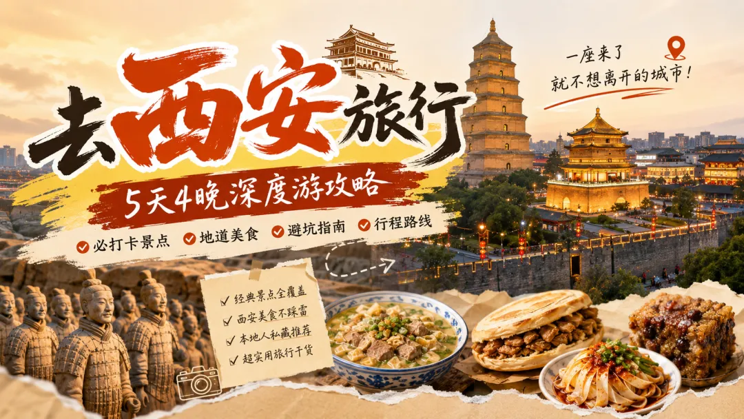 西安旅行攻略|5 天 4 晚慢游版