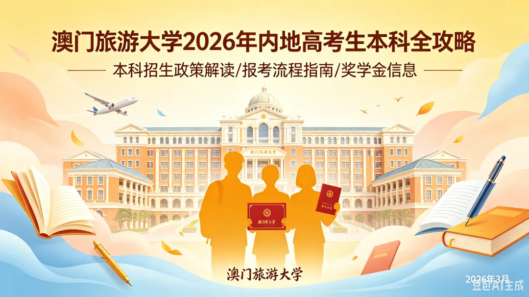 澳门旅游大学 26内地高考生本科全攻略