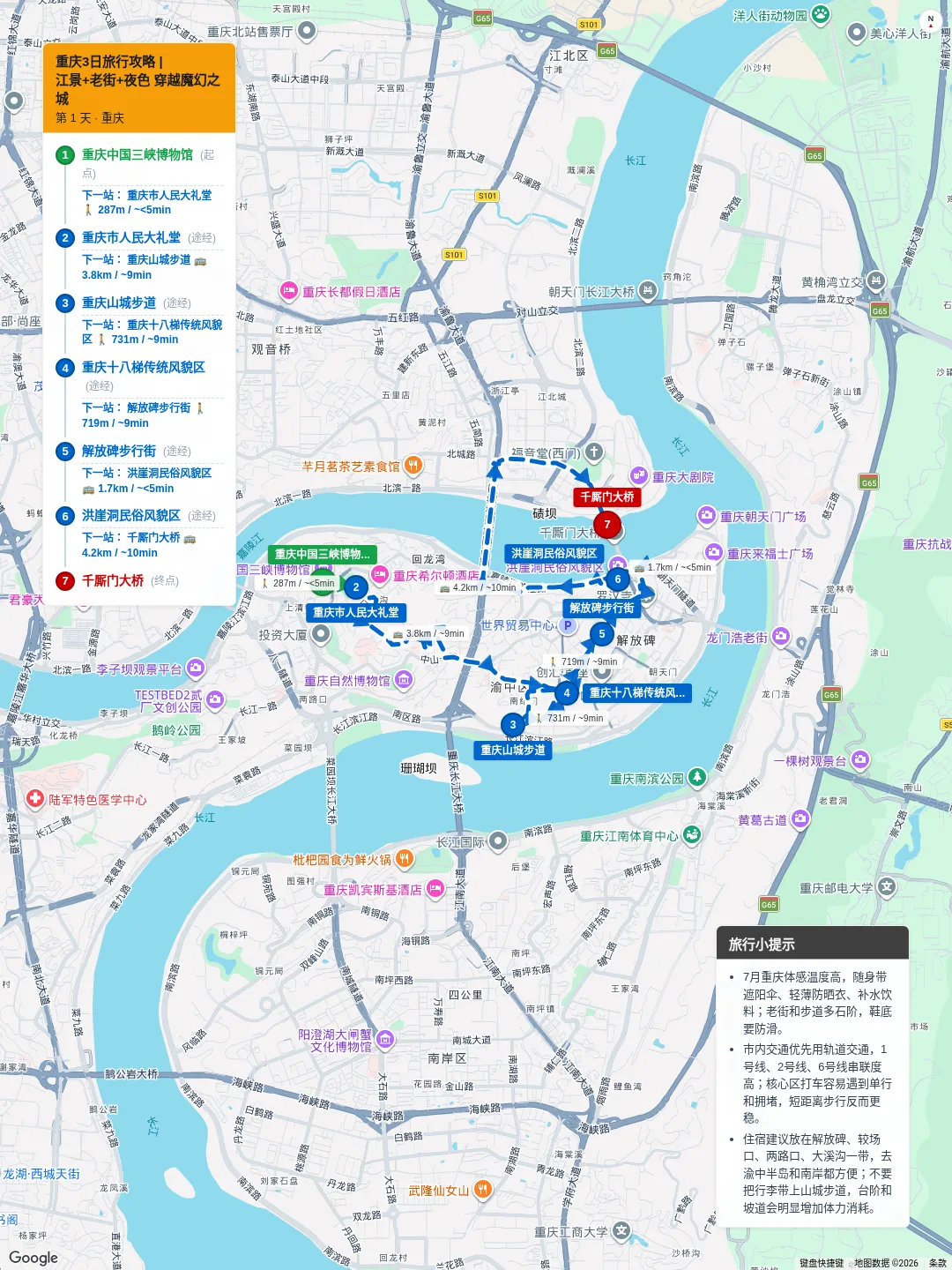 重庆 3 日旅行摄影攻略 江景 + 老街 + 夜色 穿越魔幻之城