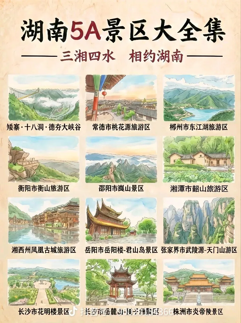 湖南省旅游攻略