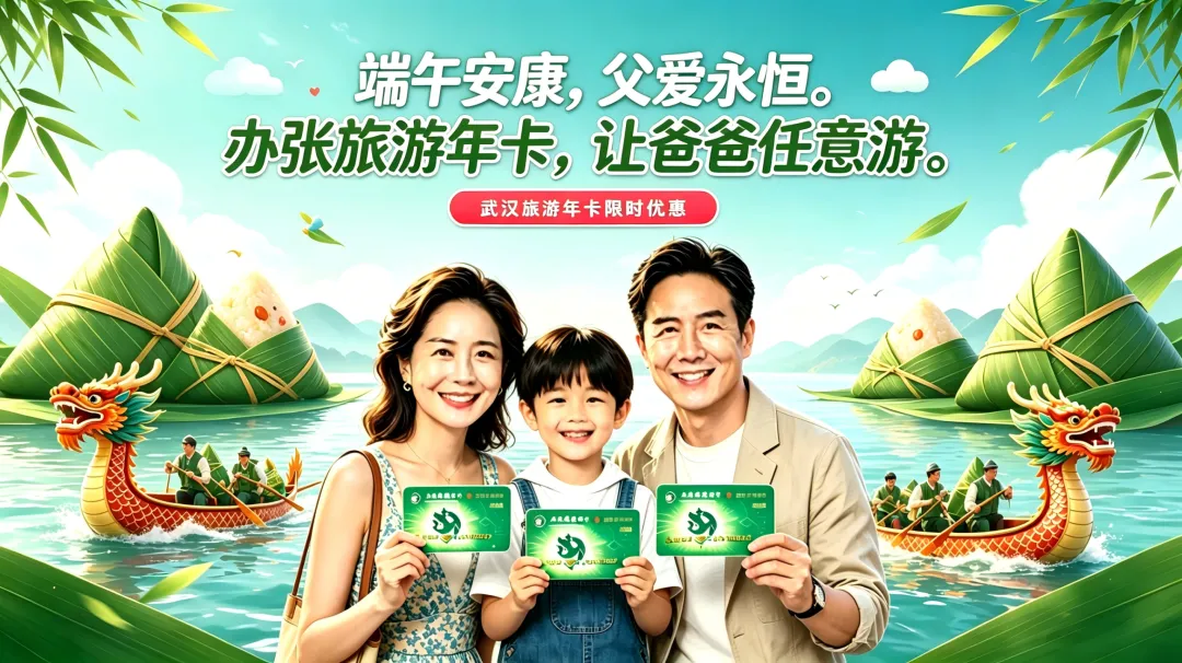 下雨+端午+父亲节【大武汉年卡】室内游玩合集!黄鹤楼、编钟演出、杜莎夫人、冰雪世界、大马戏、东湖游船、长江游船..半天回本,畅玩1年