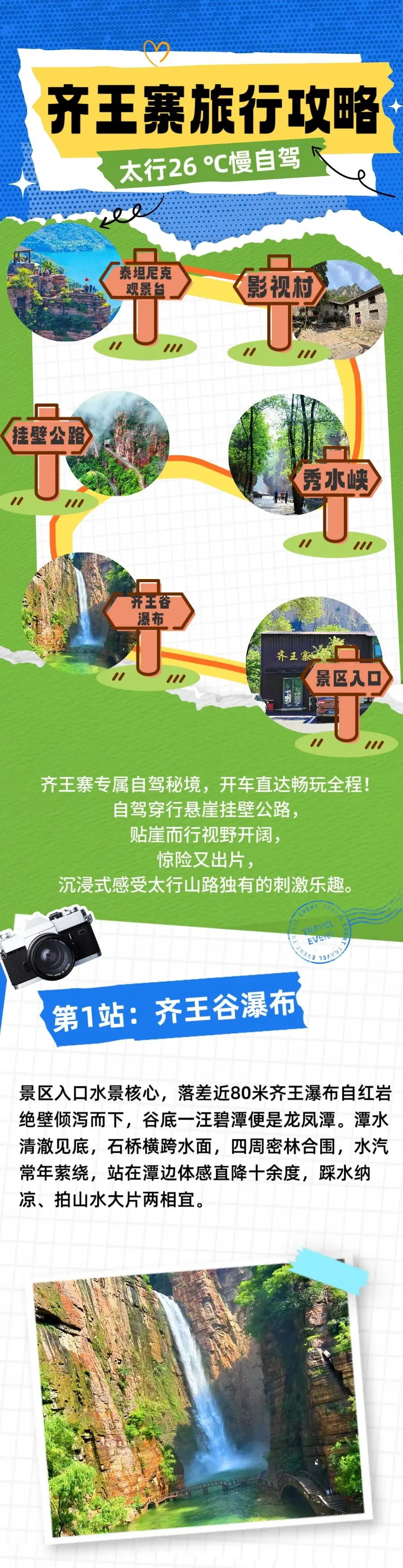 这份齐王寨旅游攻略请收好→