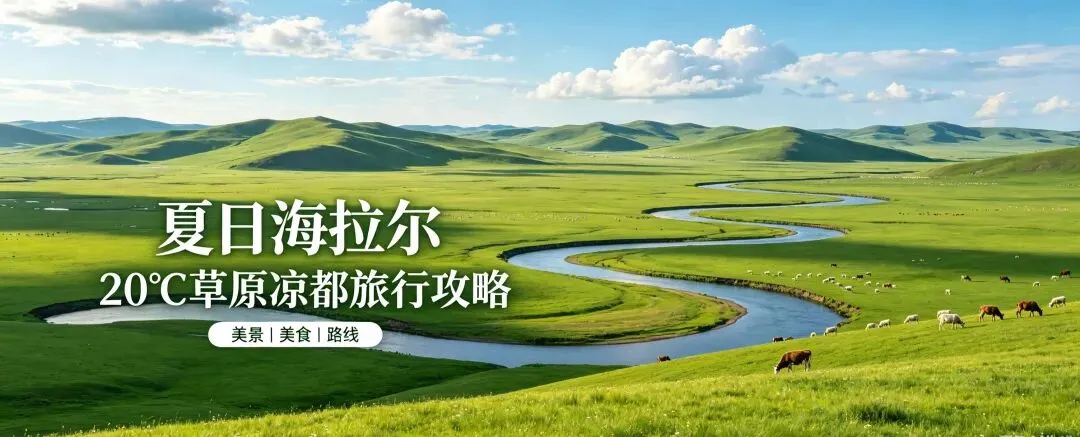 夏日海拉尔|草原凉都旅行攻略,吹20℃的草原晚风