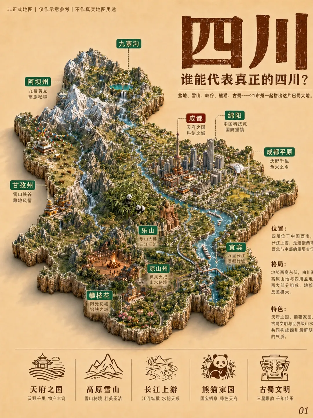 四川旅游全攻略,蜀地寻韵|赴一场天府烟火与川西山海的温柔之约