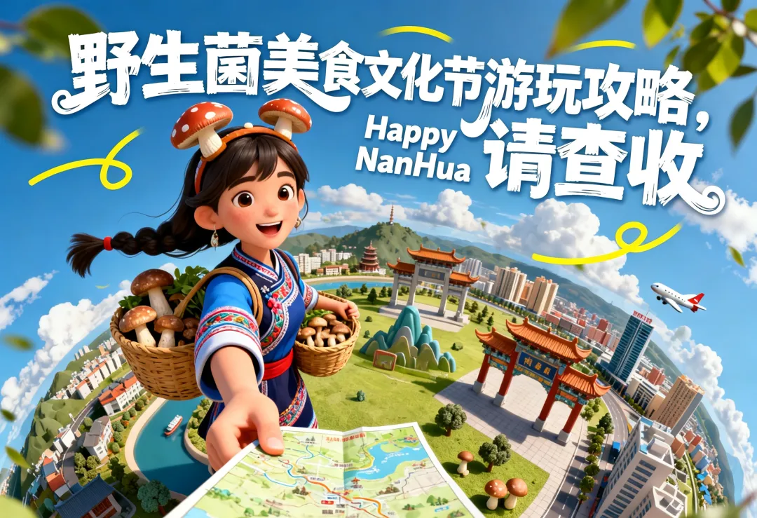 南华,集合!7天菌子节游玩攻略,够野你就来
