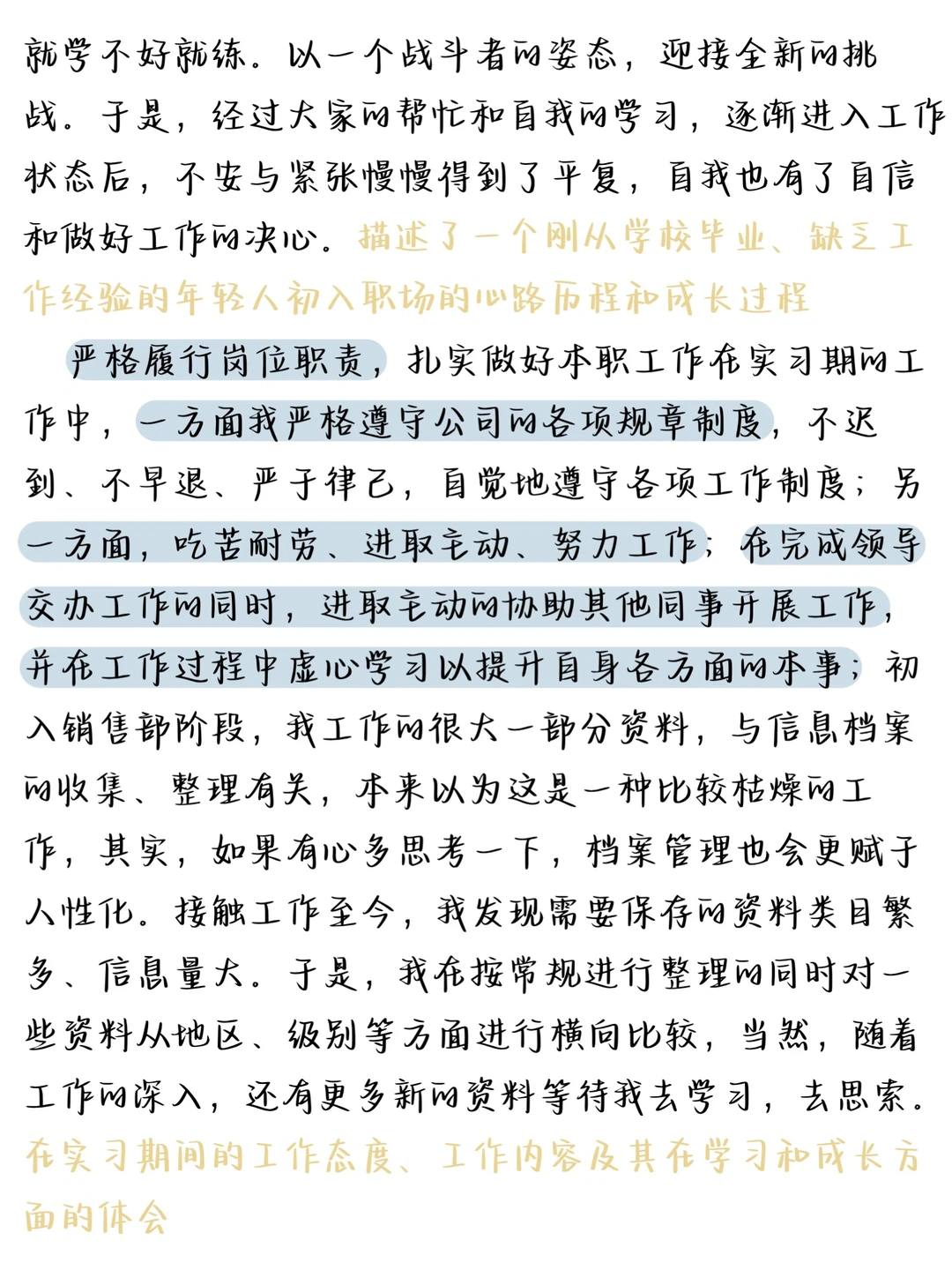 被领导表扬的👍🏻职场新人年终工作总结1.0