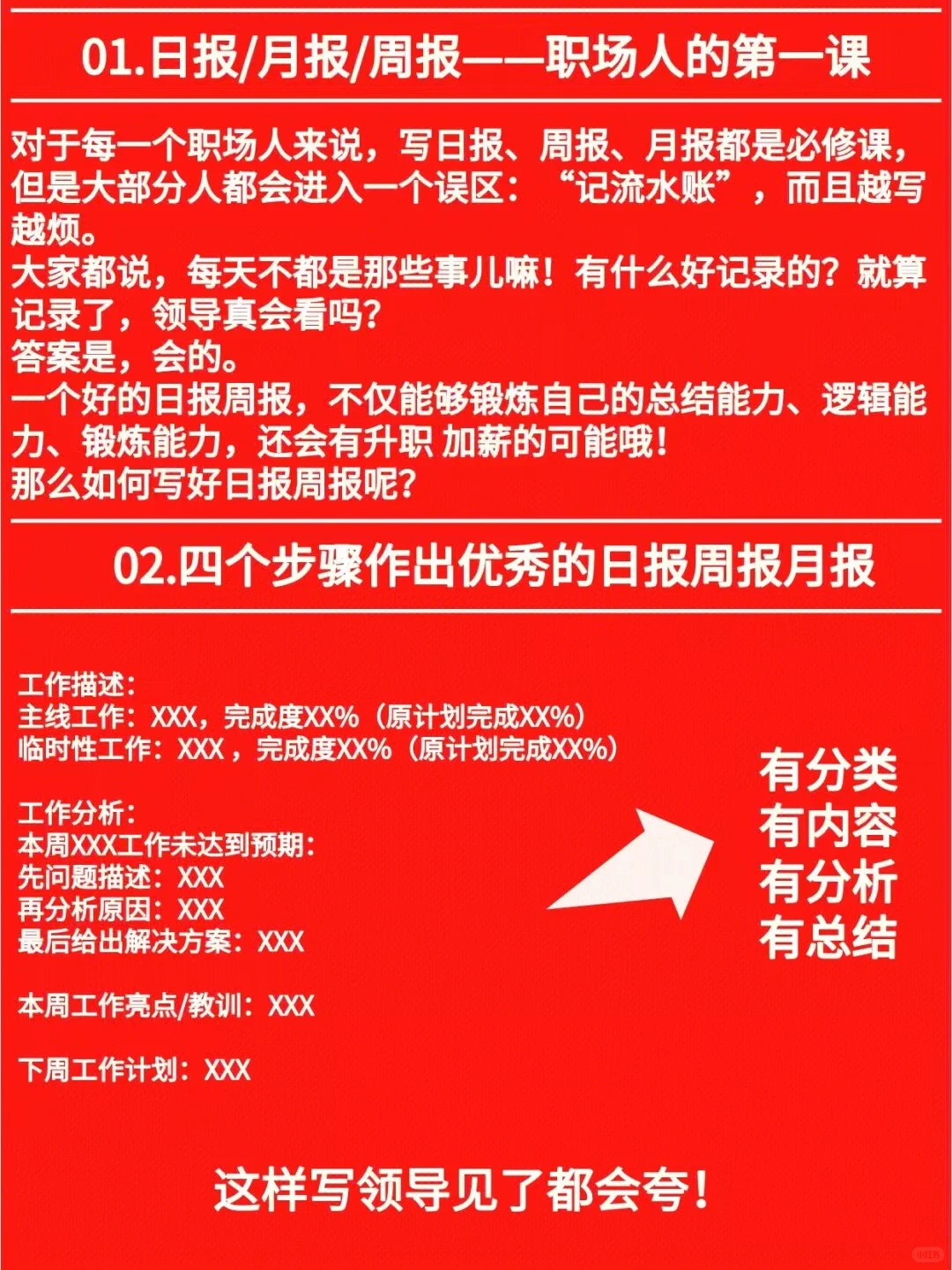 日报/周报/月报/还不会写？看这一篇就够了！