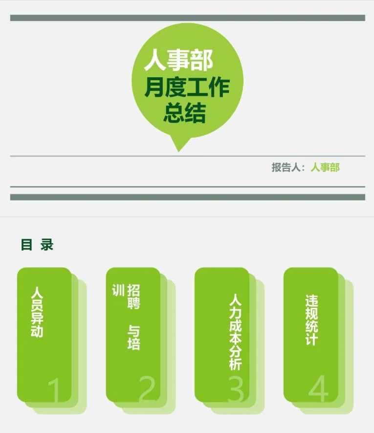 月底了，你的月度总结准备好了吗？