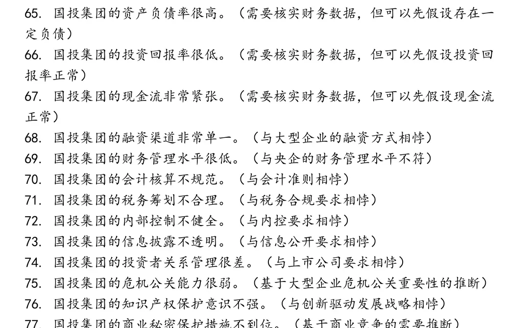 国投集团笔试真题合集