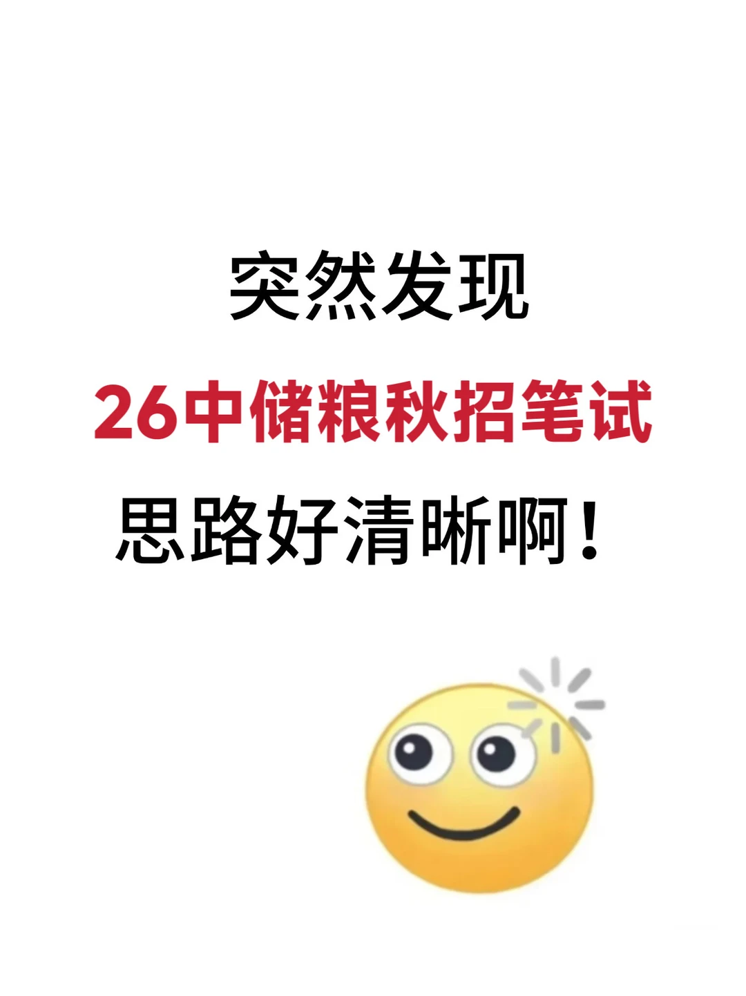突然发现备考26中储粮秋招思路好清晰！偷！