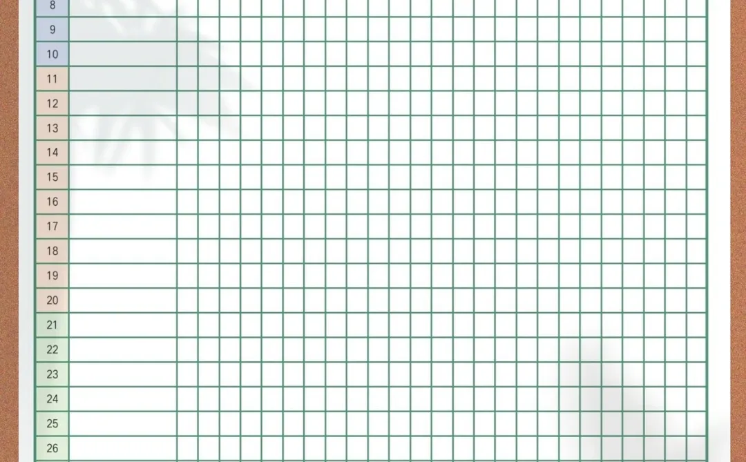 【沫妈原创】全网教师都在找的统计表🌵做好啦