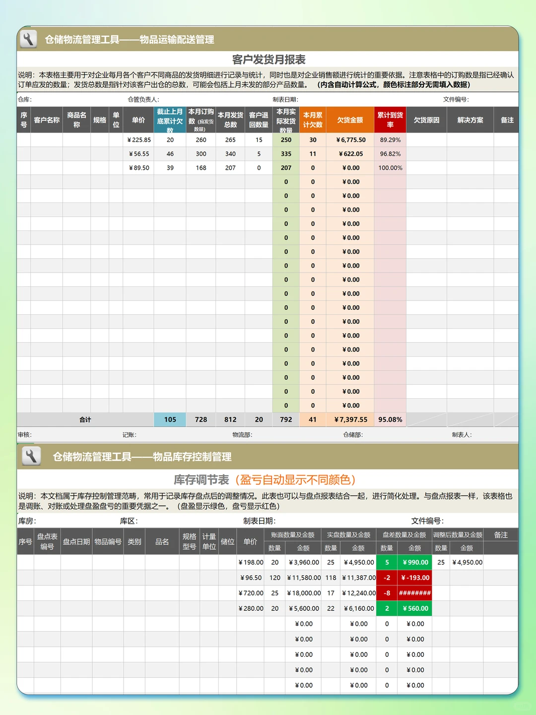 让仓库管理变轻松！全套制度表格合集