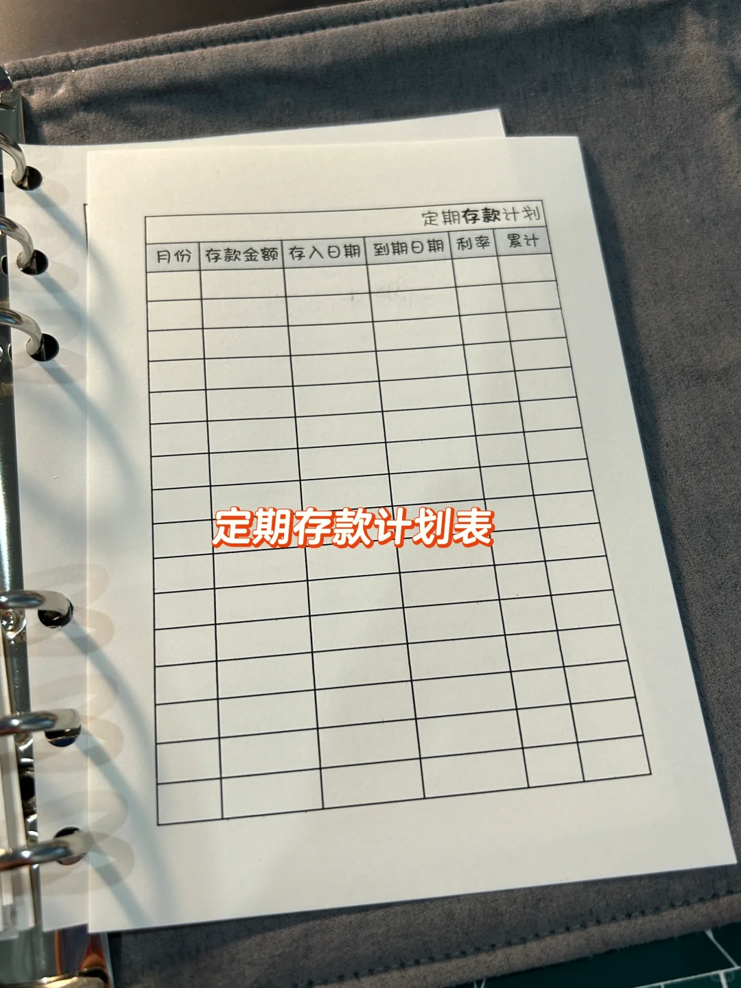 谁还没有自印记账表格内页啊？