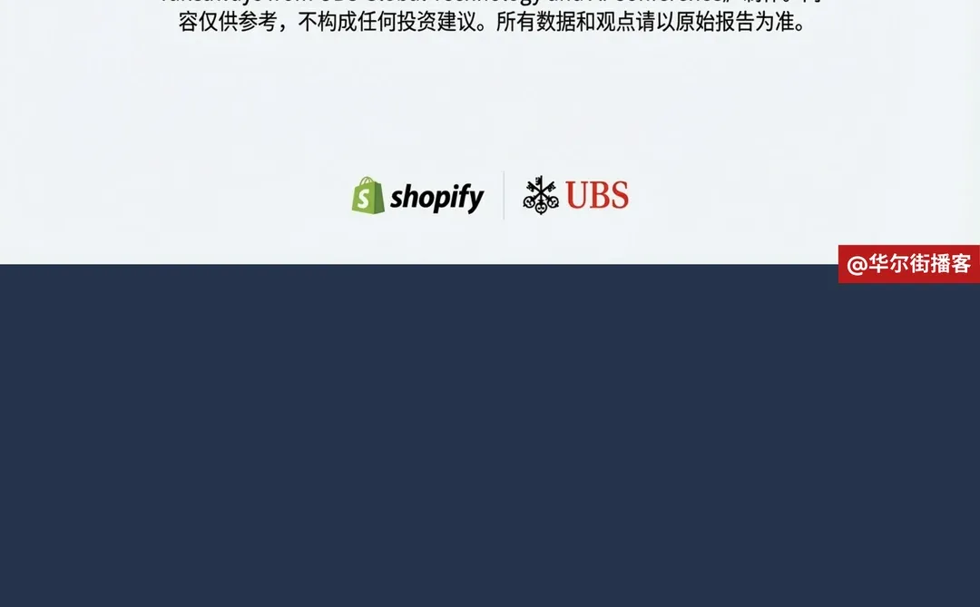 瑞银看好Shopify,黑五GMV增27%