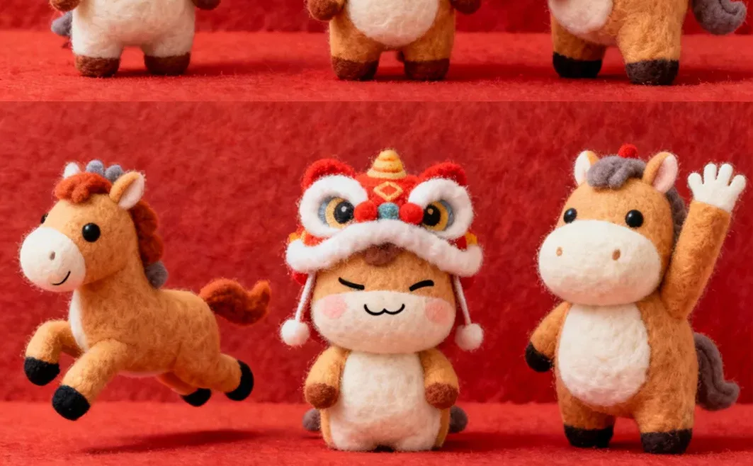 新年毛毡版壁纸合集｜一键换上氛围感✨