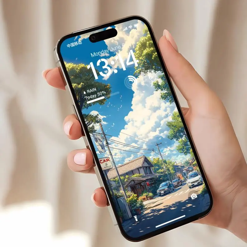 手机壁纸推荐！ins风乡村街道太治愈🔥