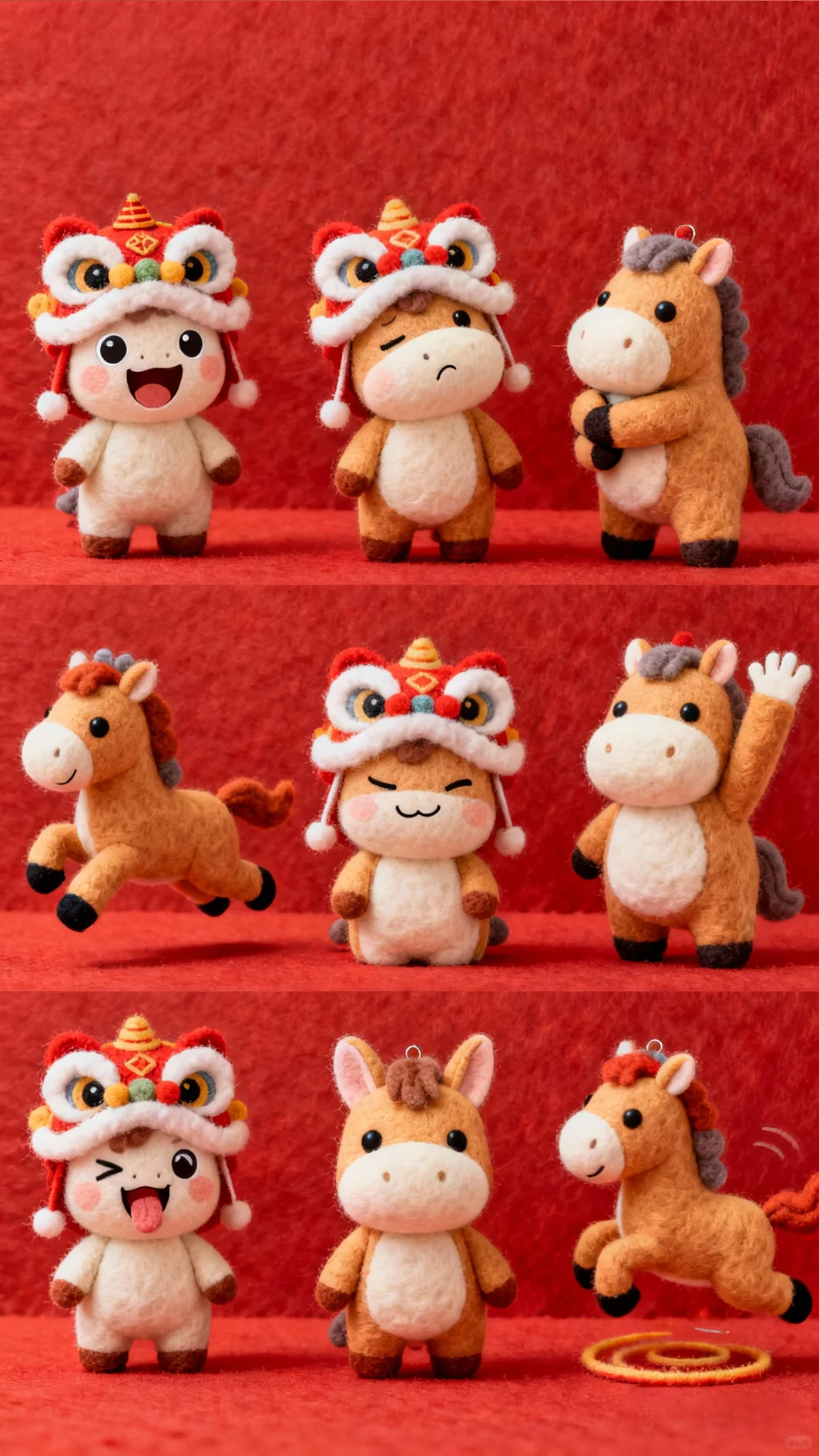 新年毛毡版壁纸合集｜一键换上氛围感✨