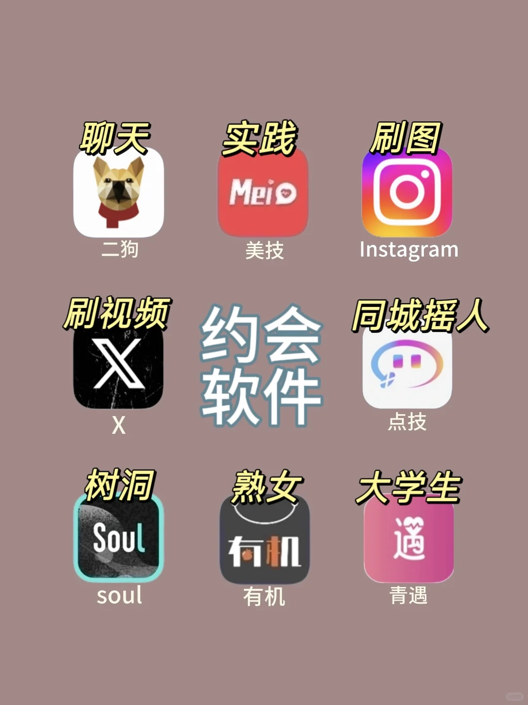 宝藏约会软件，小众私藏分享。