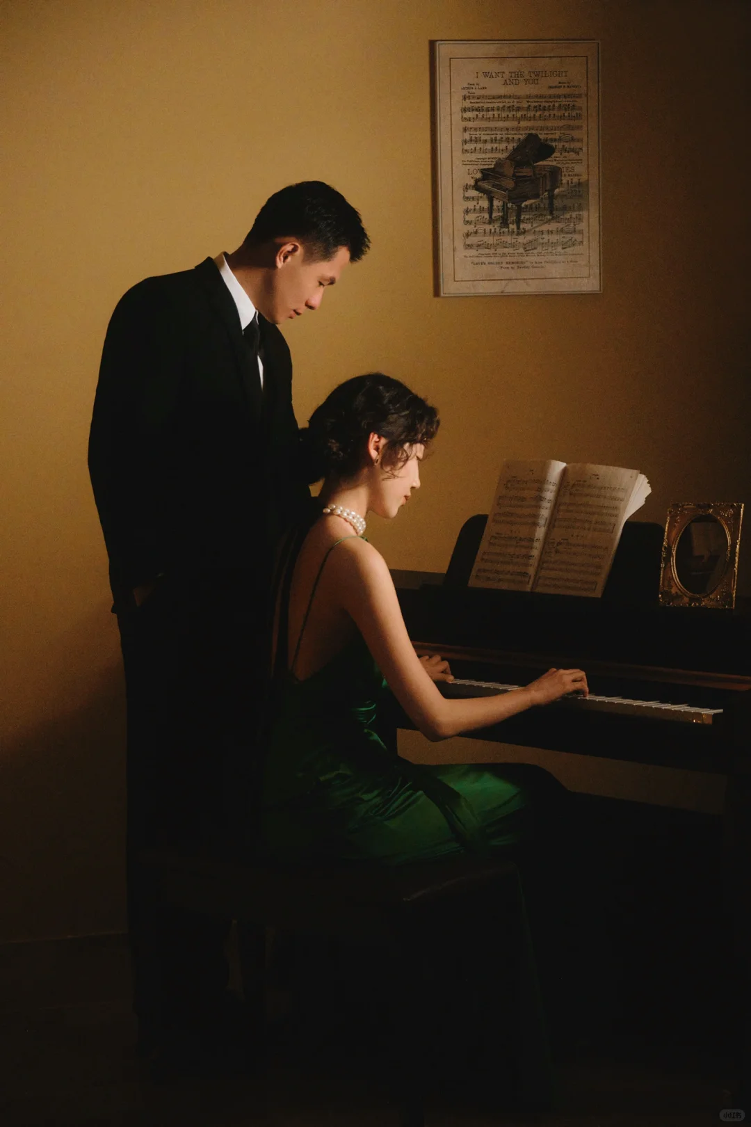 看完电影《赎罪》，我也拍了同款婚纱照