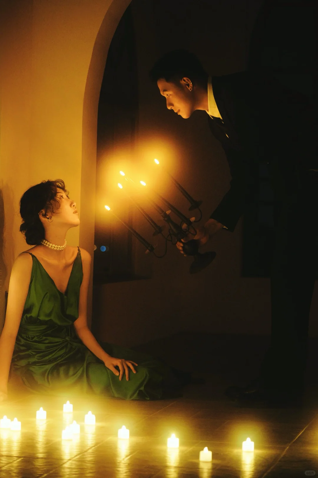 看完电影《赎罪》，我也拍了同款婚纱照