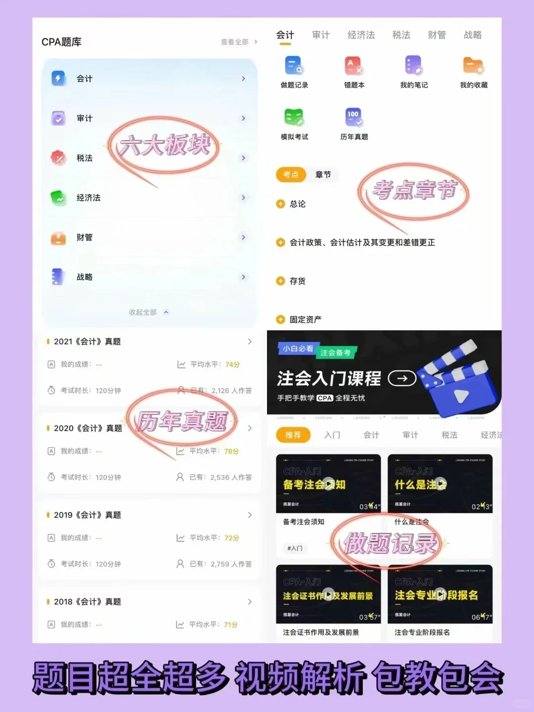 CPA两年六科，有点恶心但可以过线的APP！！