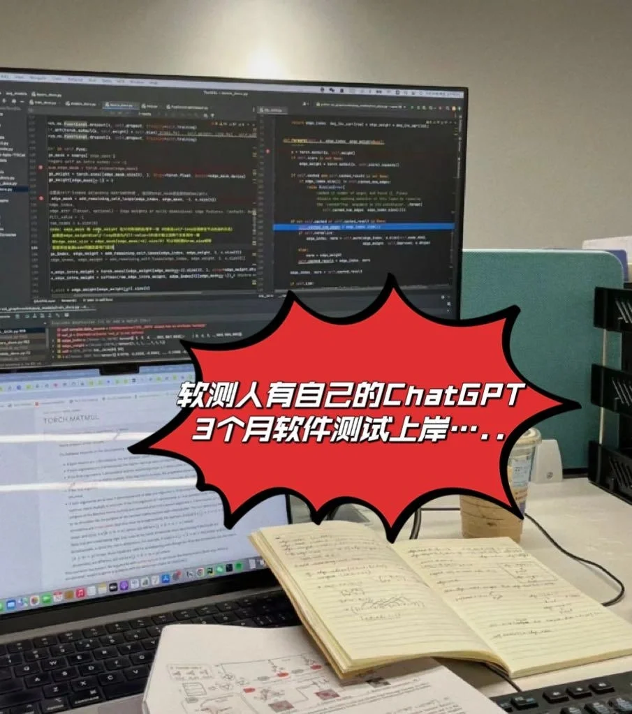 软测人有自己的ChatGPT，三个月软件测试上岸