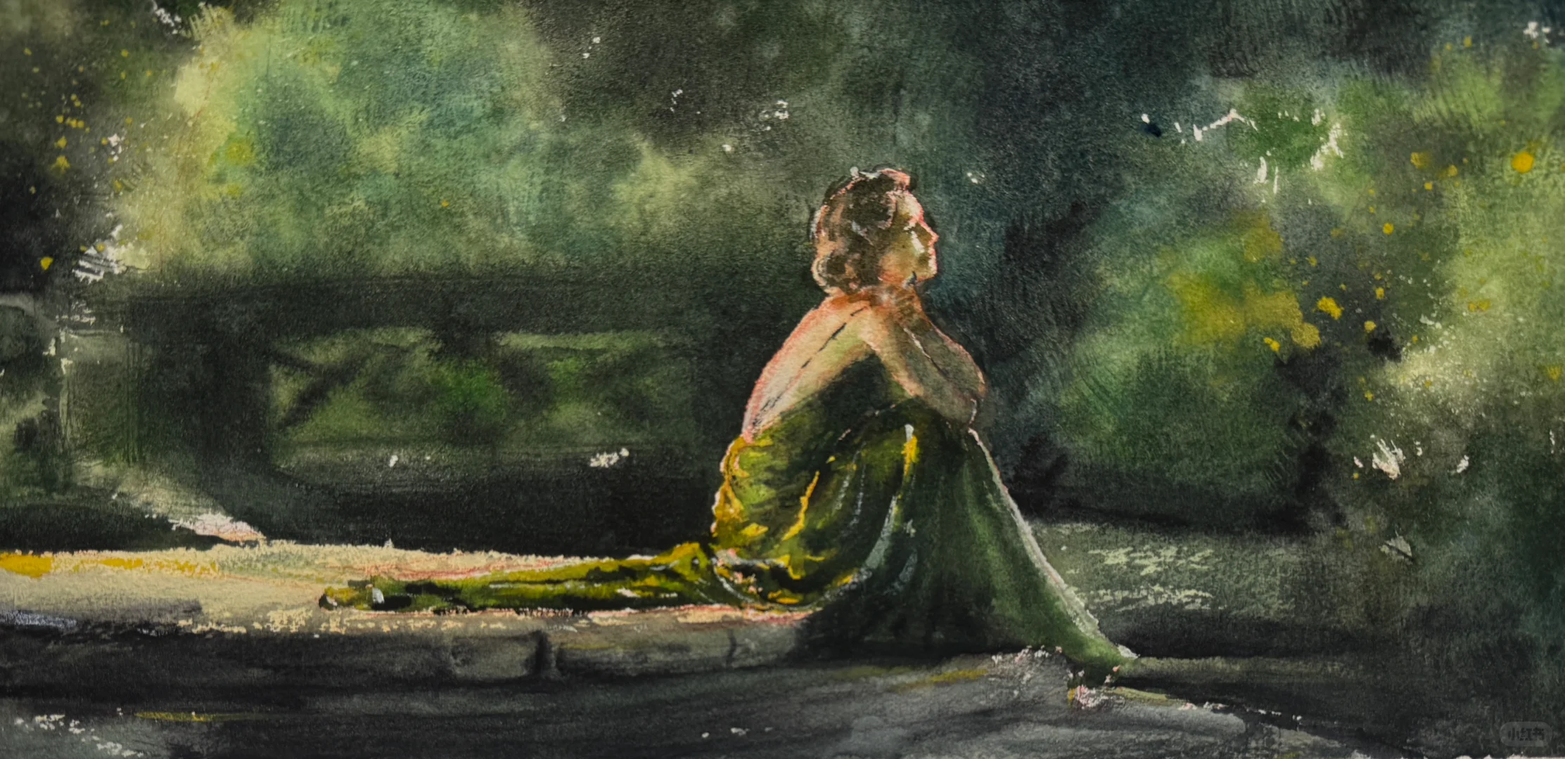 赎罪 看电影画水彩