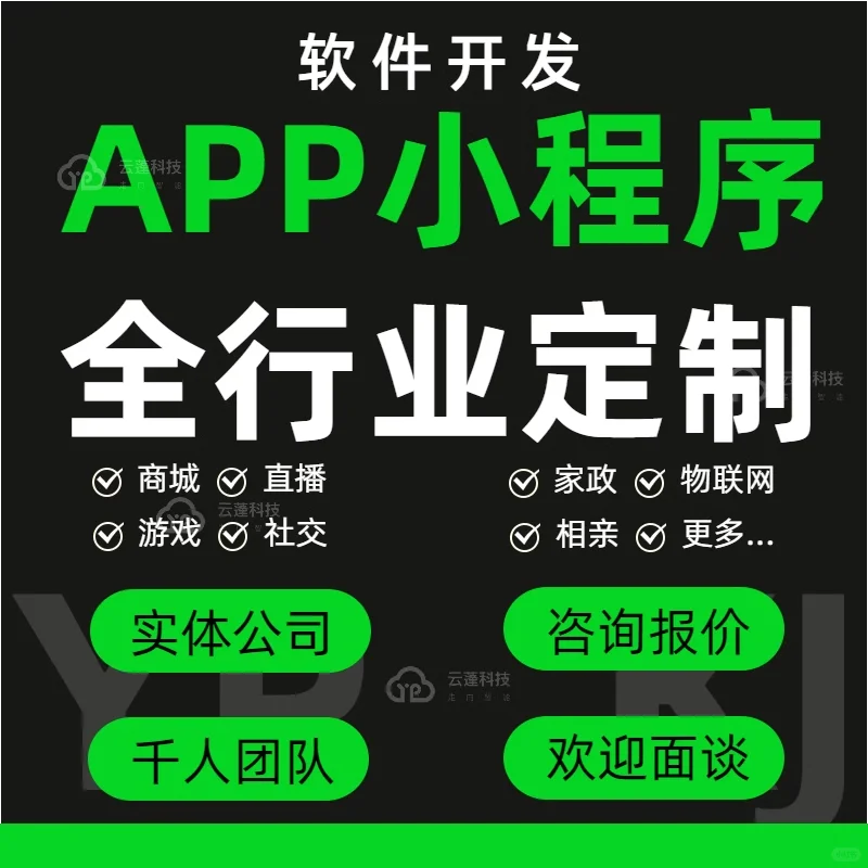 APP小程序开发定制
