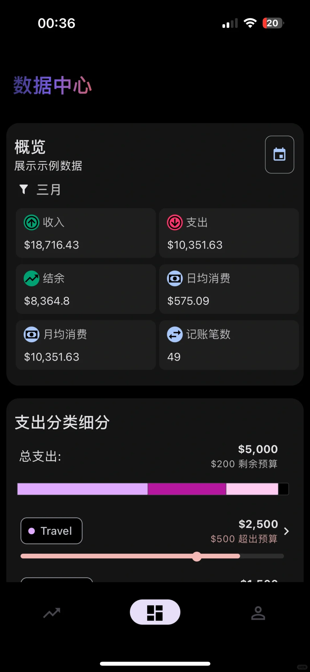 被这个记账app帅到了
