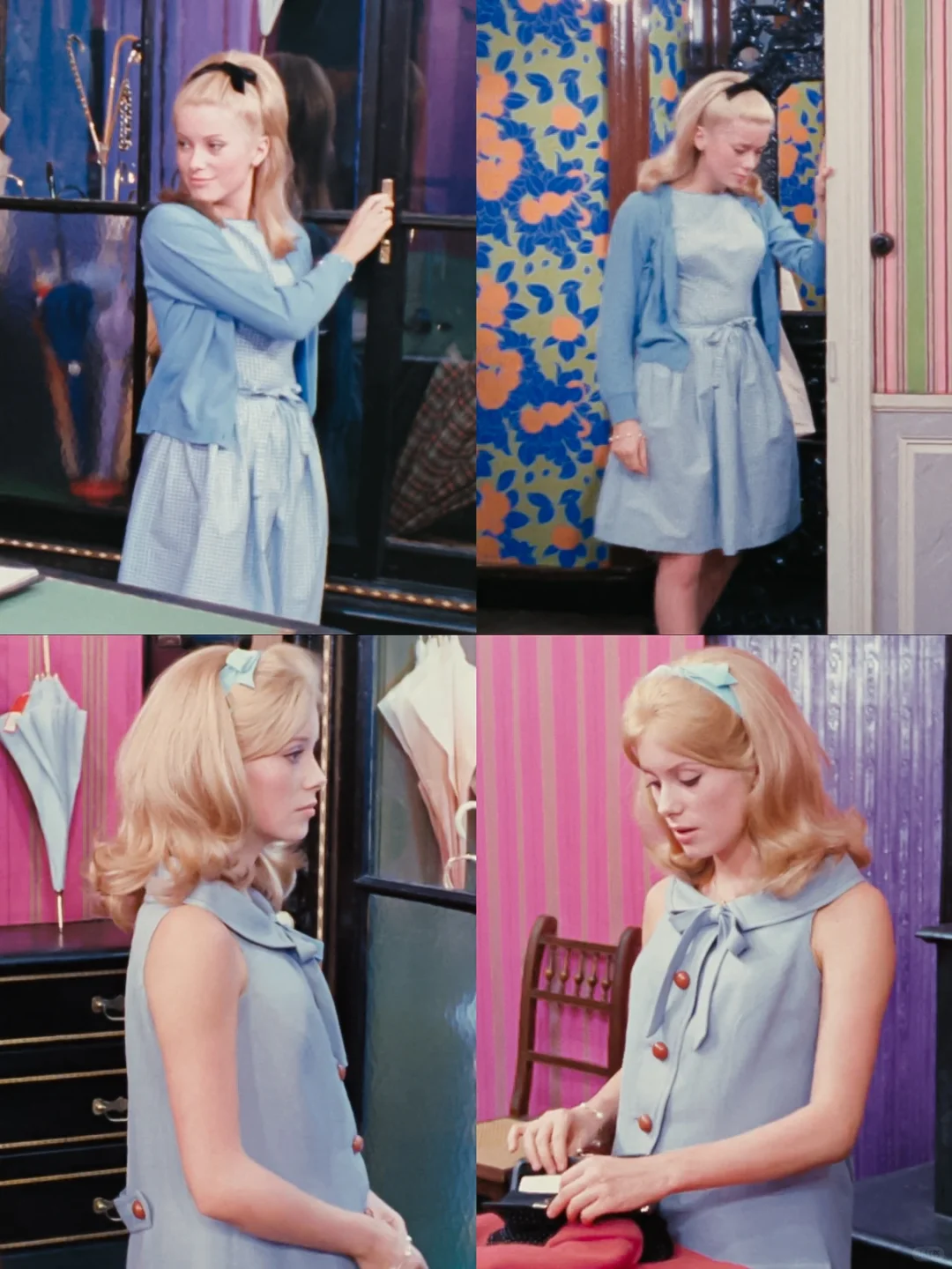 Blue Dress🔹电影里深深浅浅的蓝裙