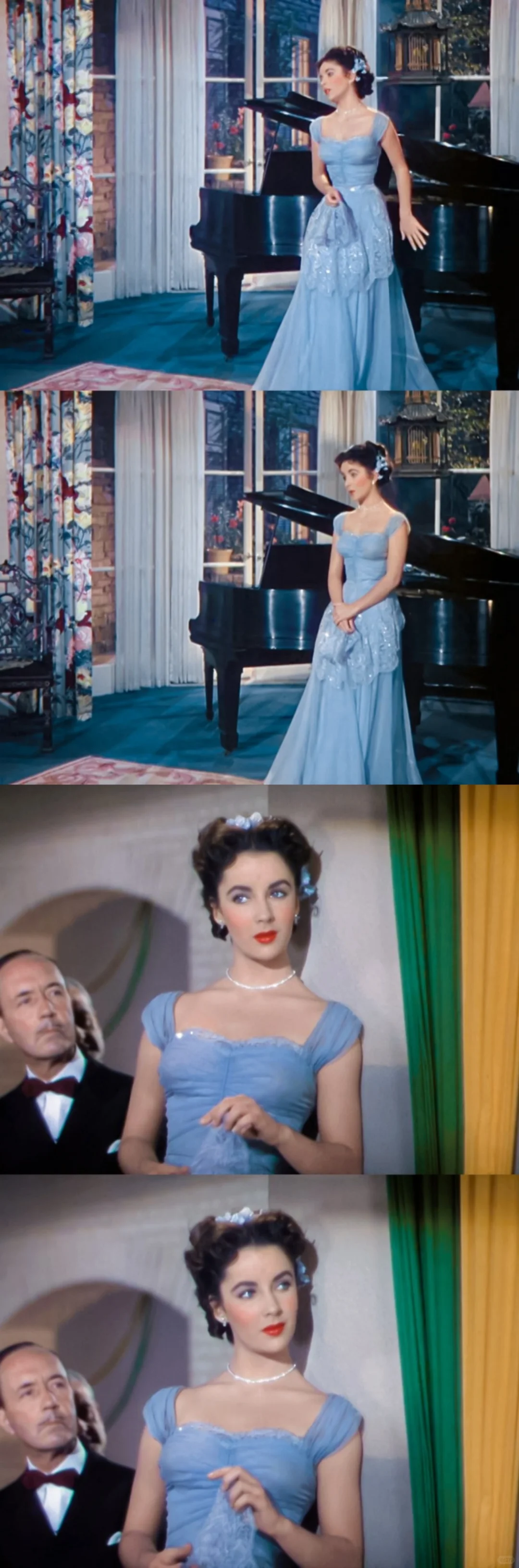 Blue Dress🔹电影里深深浅浅的蓝裙